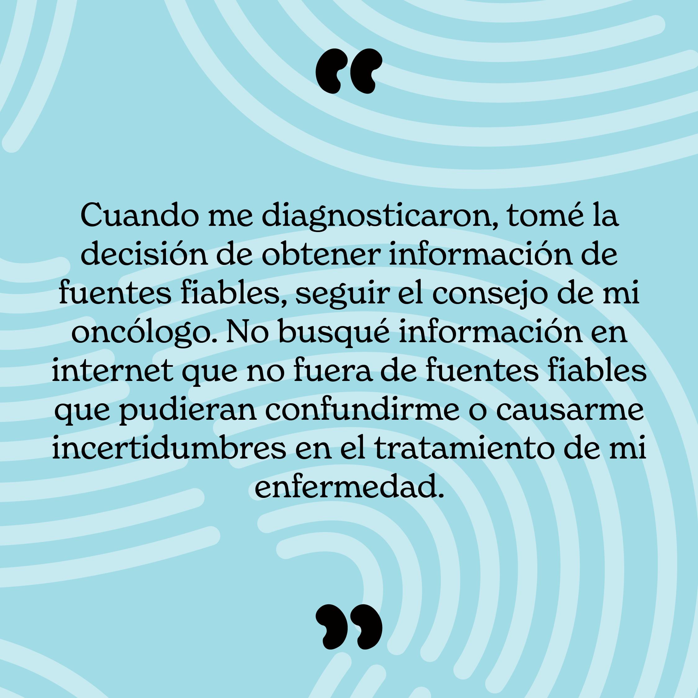 Cuando me diagnosticaron...