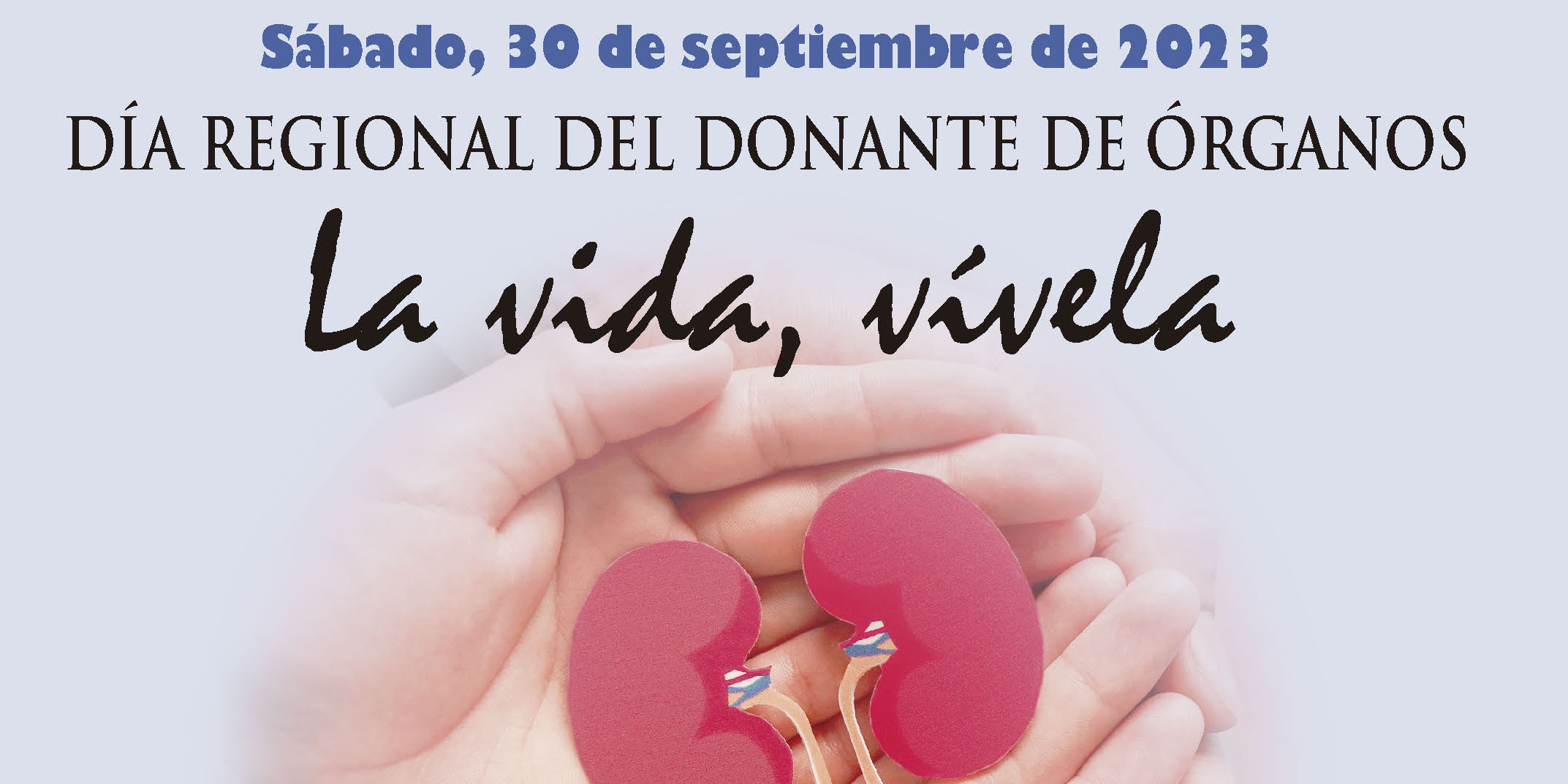 Cartel de Día Regional del Donante de Órganos 2023