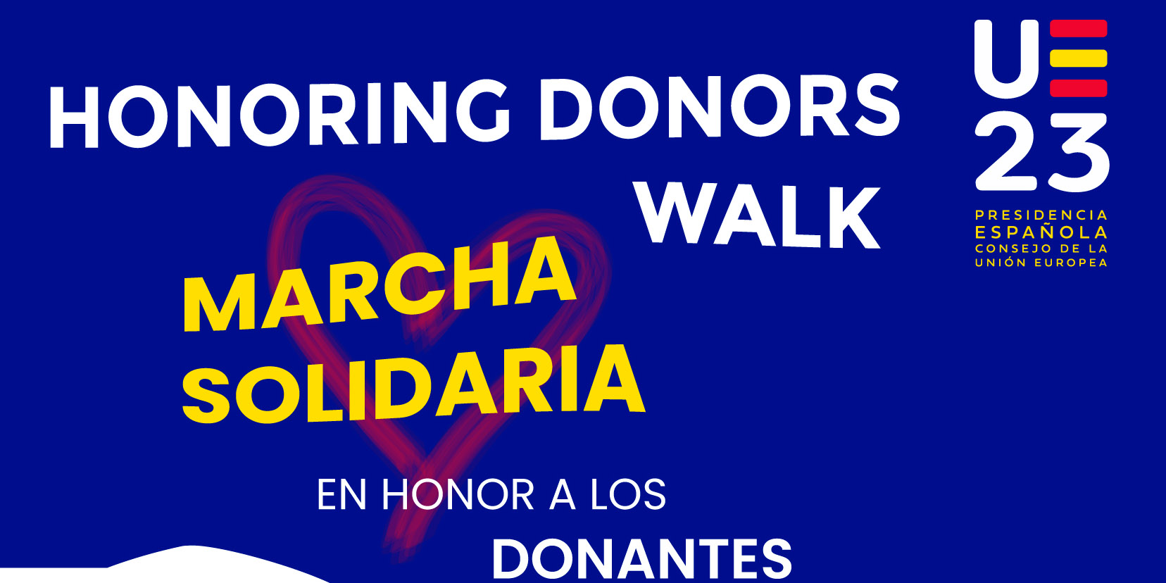 Marcha solidaria en agradecimiento a las personas donantes